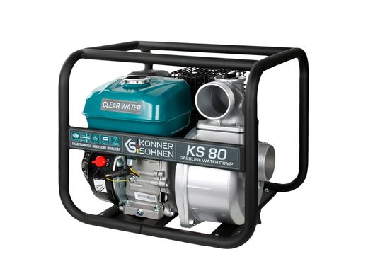 Бензиновая мотопомпа для чистой воды Konner & Sohnen KS 80