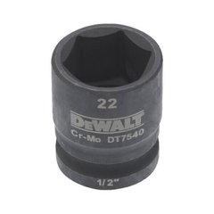 Головка торцевая ударная IMPACT 1/2, 22 мм DeWALT DT7540