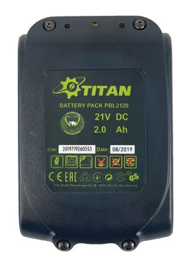 Батарея аккумуляторная 21 В, 2 Ач SYSTEM CORE21, TITAN BBL2120-CORE