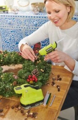 Пістолет термоклеєвий акумуляторний 18В ONE+, Ryobi. RGLM18-0 (5133005001)