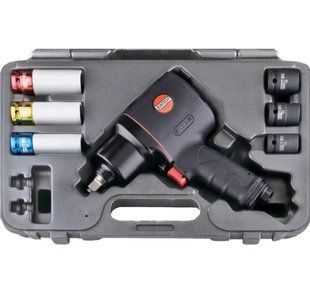 Пневматичний ударний гайковерт SUNTECH SM-43-4033PK (набір), 1/2", 1112 Нм