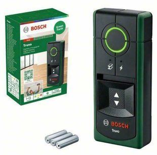Детектор прихованої проводки Bosch Truvo, виявлення сталі до 70 мм