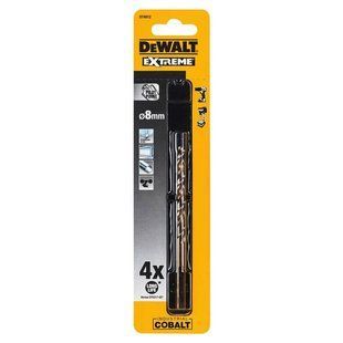 Свердло по металу EXTREME2 кобальтовое HSS-CO 8x117x72 мм DeWALT DT4912