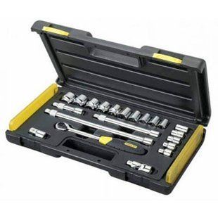 Набір головок торцевих STANLEY "MicroTough": квадрат 3/8", 21 шт.