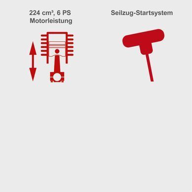 Газонокосилка бензиновая MS225-53 Scheppach 5,15 кВт, 25-77 мм, 53 см, 65 л, 38 кг