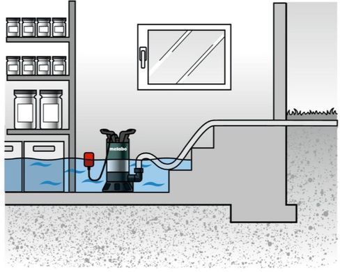 Насос дренажний Metabo PS 18000 SN 1100Вт, 18000л/год