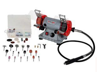 Точильно-шлифовальный станок Holzmann DSM75SET_230V, 110 Вт, 9900 об/мин