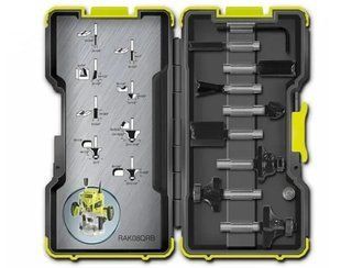 Набір фрез Ryobi RAK08QRB 8 шт, хвостовик 6.35 мм