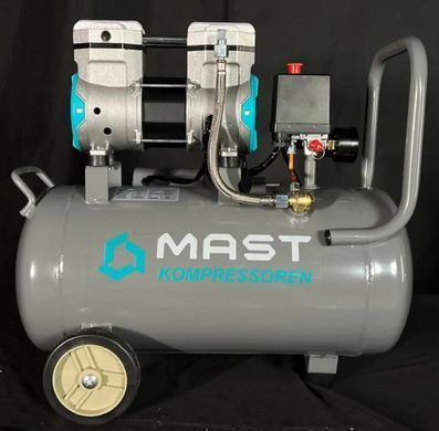 Безмасляний поршневий компресор Mast MOF1390/1100-30L 30 л, 175 л/хв, 8 Бар