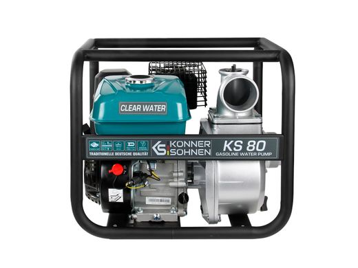 Бензинова мотопомпа для чистої води Konner & Sohnen KS 80
