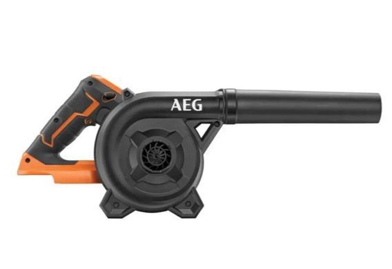 Акумуляторна повітродувка AEG BGE18C2, 18В, 256 км/год, 168 м&sup3;/год (без АКБ та ЗП)