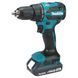 Аккумуляторная ударная дрель-шуруповерт Makita DHP490WV 18V 2Ah, 65 Нм