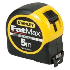 Рулетка STANLEY "FatMax" : L= 5 м x 32 мм. пластиковий ергоном. корпус, магнітний наконечник