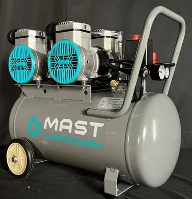 Безмасляный поршневой компрессор Mast MOF1680/2x1500-50L 3 кВт, 50 л