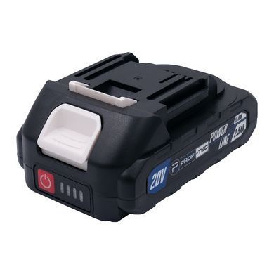 Акумулятор PROFI-TEC PT2025MP, 20 В / 2.5 А&middot;г, високотоковий, з індикатором