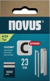 Скоби для степлера NOVUS C 4 23 мм сталь 1000 шт. (042-0803)