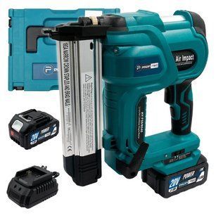 Гвоздезабиватель/степлер PROFI-TEC PPT20BL 2&times;4.0 Ач, ЗУ, кейс