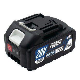 Акумулятор PROFI-TEC PT2040MP, 20 В / 4.0 А&middot;г, високотоковий, з індикатором