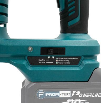 Гвоздезабиватель/степлер PROFI-TEC PPT20BL 2&times;4.0 Ач, ЗУ, кейс