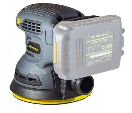 Шлифмашина эксцентриковая аккумуляторная TITAN PES125B-CORE