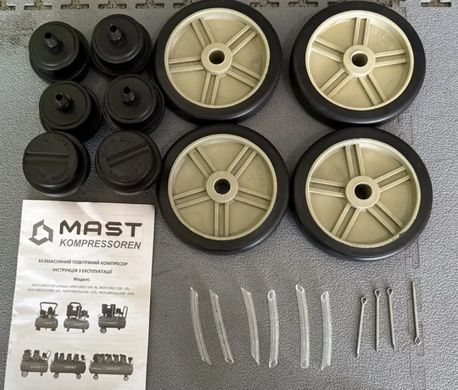 Безмасляный поршневой компрессор Mast MOF1680/3x1500-120L 4.5 кВт, 120 л