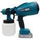 Краскопульт PROFI-TEC PSG80020 2&times;2.0 Ач, ЗУ, коробка, сопла 1.0/1.8/2.5 мм