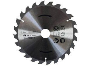 Пильный диск Holzkraft Z24 210&times;2.6&times;30 мм, 24 зуба
