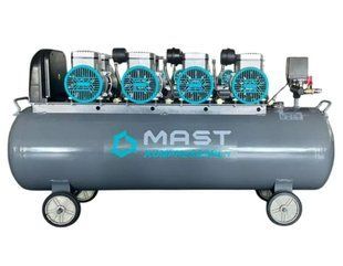 Безмасляный поршневой компрессор Mast MOF1680/4x1500-160L 6 кВт, 160 л
