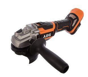 Акумуляторна кутова шліфувальна машина AEG BEWS18-125BL-0, 18 В, диск 125 мм
