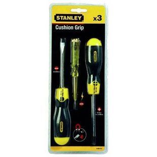 Набір викруток STANLEY "Cushion Grip", 3 шт.