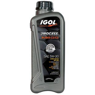 Моторное масло IGOL Process Rubis C2/C3 5W-30 1 л синтетическое Low SAPS