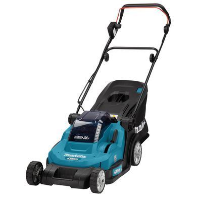 Аккумуляторная газонокосилка Makita DLM432Z 36В (2&times;18В), 43 см, 50 л