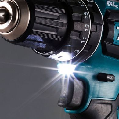 Аккумуляторная ударная дрель-шуруповерт Makita DHP485RFJ 18V 3Ah, 50 Нм