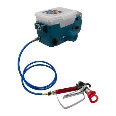 Безвоздушный краскопульт PROFI-TEC PCPS1420 без АКБ, коробка, шланг 1.5 м, сопло 517