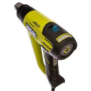 Термофен 2000 Вт, 50&ndash;650 &deg;С, дисплей, Ryobi. EHG2020LCD