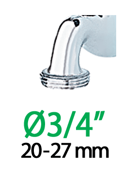 Адаптер Claber 1/2"-3/4"В для коннектора поливочного шланга Ergogrip