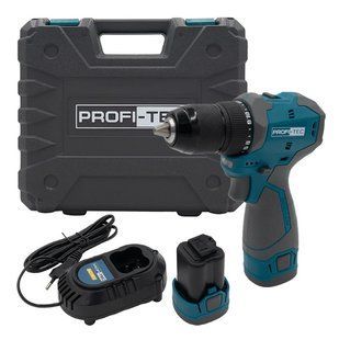 Акумуляторний шуруповерт PROFI-TEC PPCD5516 Professional, 16 В, 2&times;2.0 А&middot;г, ЗП