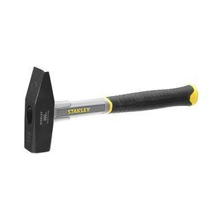 Молоток слюсарний STANLEY "Fiberglass" DIN : скловолоконна прогумована ручка, M=800 г