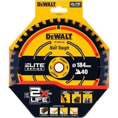 Пильный диск 184x16мм DeWALT DT10303