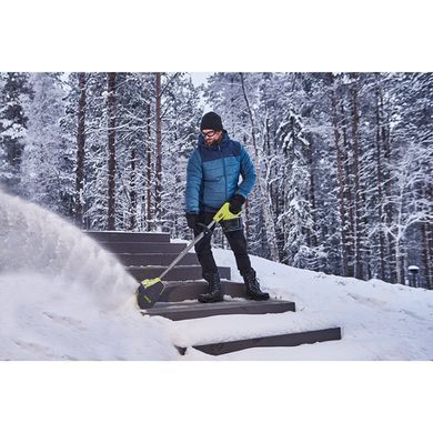 Акумуляторна снігоприбиральна машина 18В ONE+, 25см, зарядка та 1 акумулятор 4Ач, Ryobi RY18ST25A-140 (5133006235)