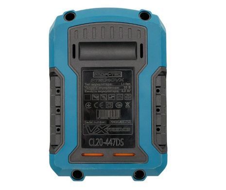 Аккумулятор PROFI-TEC PT2040VX, 20 В / 4.0 Ач