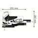 Електричний лобзик Bosch Professional GST 90 E, 650 Вт, 90 мм, SDS