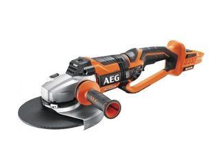 Акумуляторна кутова шліфувальна машина AEG BEWS18-230BL-0, 18 В, диск 230 мм