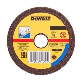 Круг отрезной по металлу INOX 115х22.23х2.5мм DeWALT DT3443-QZ