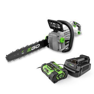 Акумуляторна ланцюгова пила EGO CS1401E KIT, 56В, шина 35 см, 52 ланки, 3/8P, 1,1 мм, акумулятор 2,5 А&middot;год + зарядний пристрій