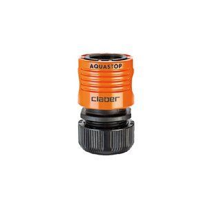 Коннектор Claber 1/2" AquaStop для поливочного шланга, ок