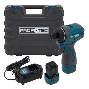 Акумуляторний шуруповерт PROFI-TEC PPCD5516Q Professional, 16 В, 2&times;2.0 А&middot;г, ЗП