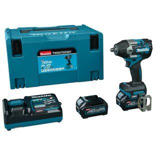 Аккумуляторный ударный гайковерт MAKITA TW007GD201 XGT 40 V Max, 760 Нм, 1/2"