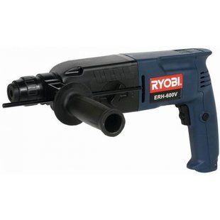 Перфоратор Ryobi ERH600V 600 Вт, 1.9 Дж, SDS-Plus, 20 мм, 0-4300 уд/мин