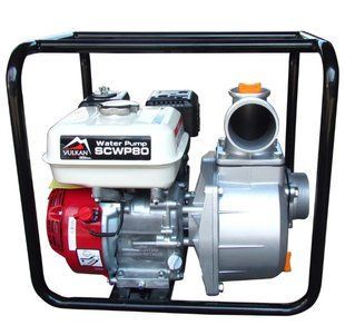 Рукавна мотопомпа Vulkan SCWP80H, 75 мм, 55 м&sup3;/год, підйом 30 м, для чистої води, двигун HONDA GX160